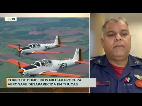 Corpo de Bombeiros Militar procura aeronave desaparecida em Tijucas