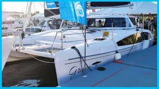 108. The MOST AFFORDABLE Performance Cruising Catamaran Under 40′ [Full Tour] Learning the Lines
