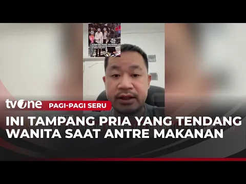 Minta Maaf, Tampang Pria Tendang Wanita saat Antre Pesan Makanan