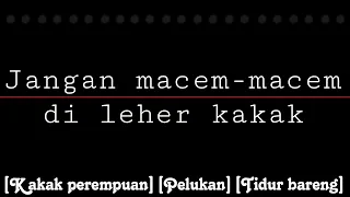 adek pengen tidur bareng asmr cewek kakak perempuan pelukan tidur bareng 