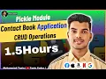 Contact Book Project in Python One Shot Project for Beginners with Code