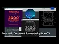 Document Scanner OPENCV PYTHON Beginner Project