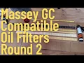 Massey Alternate Oil Filters Round 2 Fram Wix Bosch AGCO