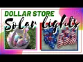 Repurpose Christmas Solar stake lights for EASTER JULY 4TH