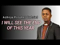 Download Lagu I WILL SEE THE END OF THIS YEAR