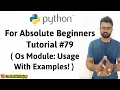 Os Module Python Tutorials For Absolute Beginners In Hindi