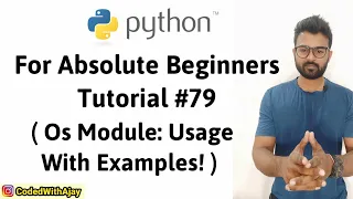 Os Module Python Tutorials For Absolute Beginners In Hindi