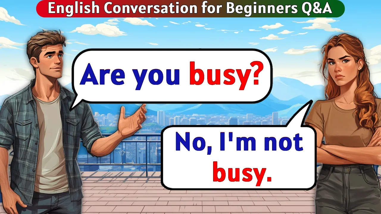Outline Video English Speaking Practice | Daily Basic Questions & Answers for Beginners