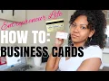 ENTREPRENEUR LIFE EP 9 HOW TO MAKE BUSINESS CARDS FOR CHEAP GET SAME DAY PICKUP