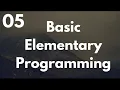 Elementary Programming in Java