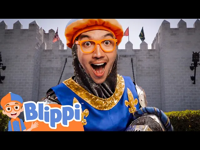 Download MP3 Knight BlippI! 🏰 | Blippi 🔍 | 🔤 Educational Subtitled Videos 🔤 | Learning Videos for Kids