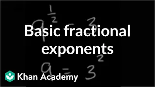 Download Basic fractional exponents | Exponent expressions and equations | Algebra I | Khan Academy MP3