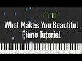 Lagu One Direction - What Makes You Beautiful [Piano Tutorial] (Synthesia)