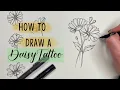 How to draw a Daisy tattoo