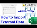 Import data from files LabVIEW lvm or website to Excel and SAVE time Step-by-step Tutorial