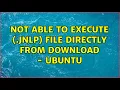 Not able to execute jnlp file directly from download - Ubuntu 2 Solutions