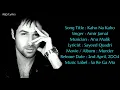Download Lagu Kaho Na Kaho Full Song With Lyrics By Amir Jamal