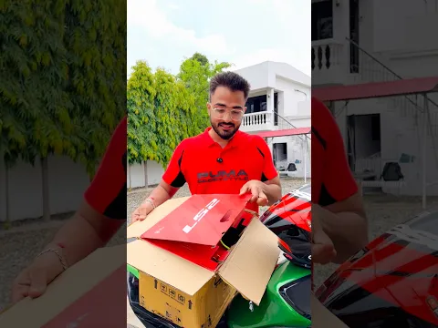 Finally Mera New Helmet Aa hi Gaya😍 New Helmet Revealed | LS2 FF800 Storm 2 #kawasaki #zh2 #new