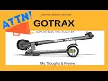 GOTRAX G2Plus Foldable Electric Scooter My thoughts and review