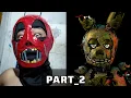 How to Make A Springtrap Mask Cardboard Tutorial Part 2