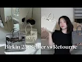 HERMES BIRKIN 25 COMPARISON Sellier vs Retourne