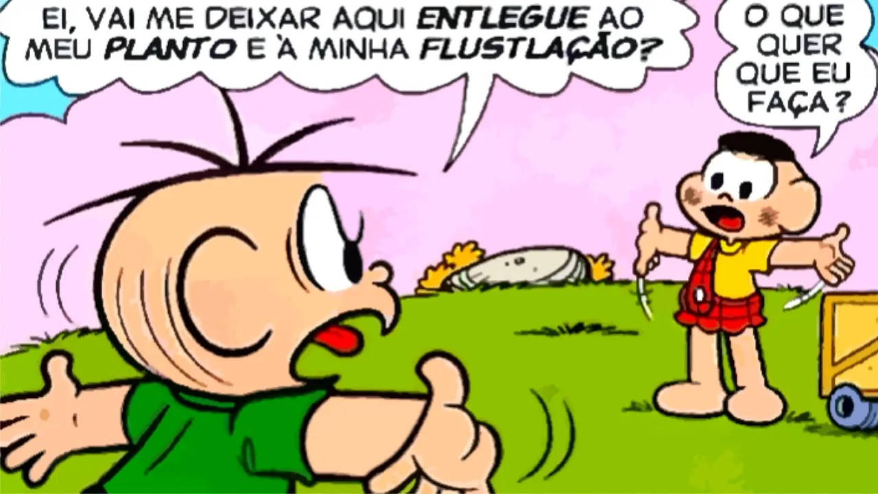 CASCÃO FAZ BRINQUEDOS RECICLÁVEIS - QUADRINHOS DA TURMA DA MÔNICA