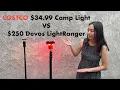 COSTCO 34 99 Infinity X1 Camp Light vs 250 Devos LightRanger 2000 - Overland lights comparison