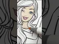How to Color Barbie