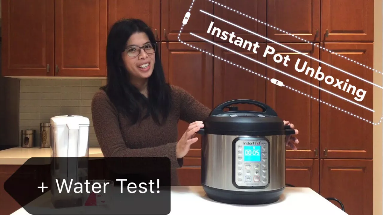 Instant Pot Water Test - INSTANT POT duo plus 9in1 Unboxing