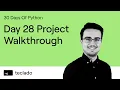 Day 28 Project - Web Scraping with BeautifulSoup