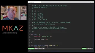 Euler in Rust - Highly divisible triangular number