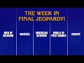 A Week in Final Jeopardy - JEOPARDY