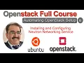 OpenStack 3 Node Cluster on Ubuntu - Installing and Configuring Neutron Networking