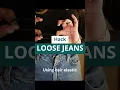 Download Lagu Loose jeans? Fit it using hair elastic