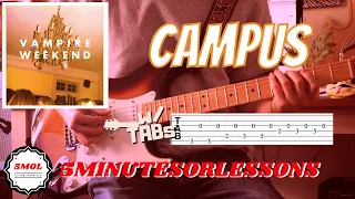 Download How to Play Vampire Weekend - Campus | Guitar Lesson w/ TABs MP3