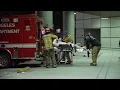 Download Lagu LAPD Officer Down on 405 Freeway in West Los Angeles Arrives at Hospital in Westwood