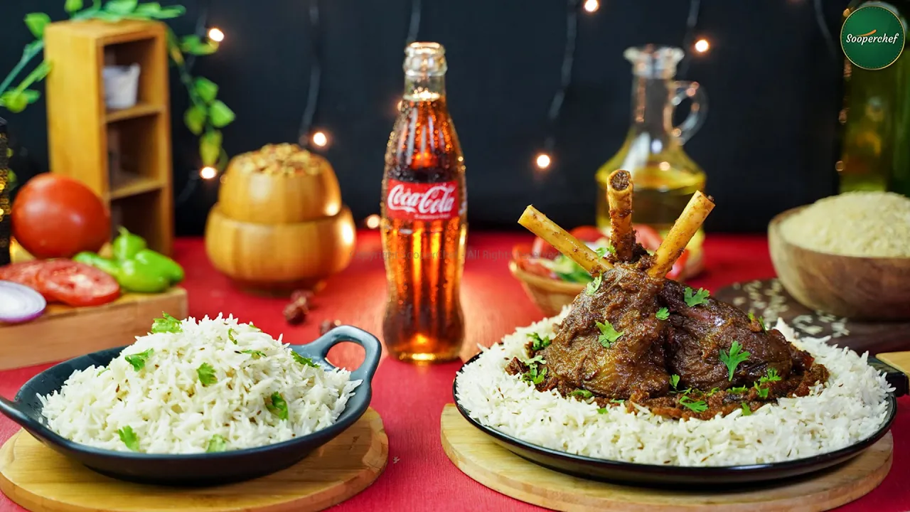 Lamb Shank Masala with Zeera Pulao Recipe by SooperChef   Magical Meals with Coca-Cola