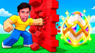 ROMPE PAREDES PARA ROBAR UN HUEVO EN ROBLOX!💪