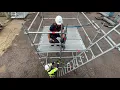 Scaffolding training instructions how to assemble simplest Layher scaffold construction step by step