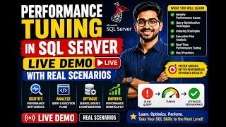 Performance Tuning in SQL Server Live Demo with Real Scenarios