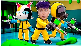 БОЛЬНИЦА для ЖИВОТНЫХ, но НАПАДЕНИЕ СЛИЗИ 🦠 ROBLOX
