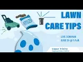 Lawn Care Tips for a Healthy Yard and Watershed