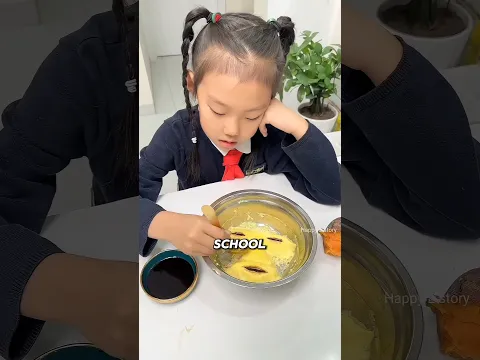 She_Ate_Super_Slowly_to_Avoid_School..._Until_Dad_Had_Enough