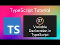 07 Variable Declaration in TypeScript UiBrains NAVEEN SAGGAM Comeplete TypeScript Tutorial