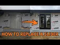 How to Replace a Sliding Glass Door with French Doors
