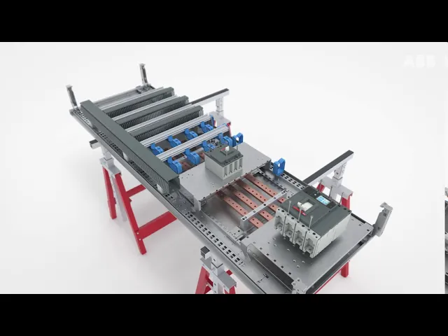 Модул H200 за 1х MCCB XT1 хоризонтално W800 QB1H82000 SpEe ABB, 1SZE980040B0430 на работна маса.