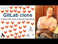 GitLab git clone example