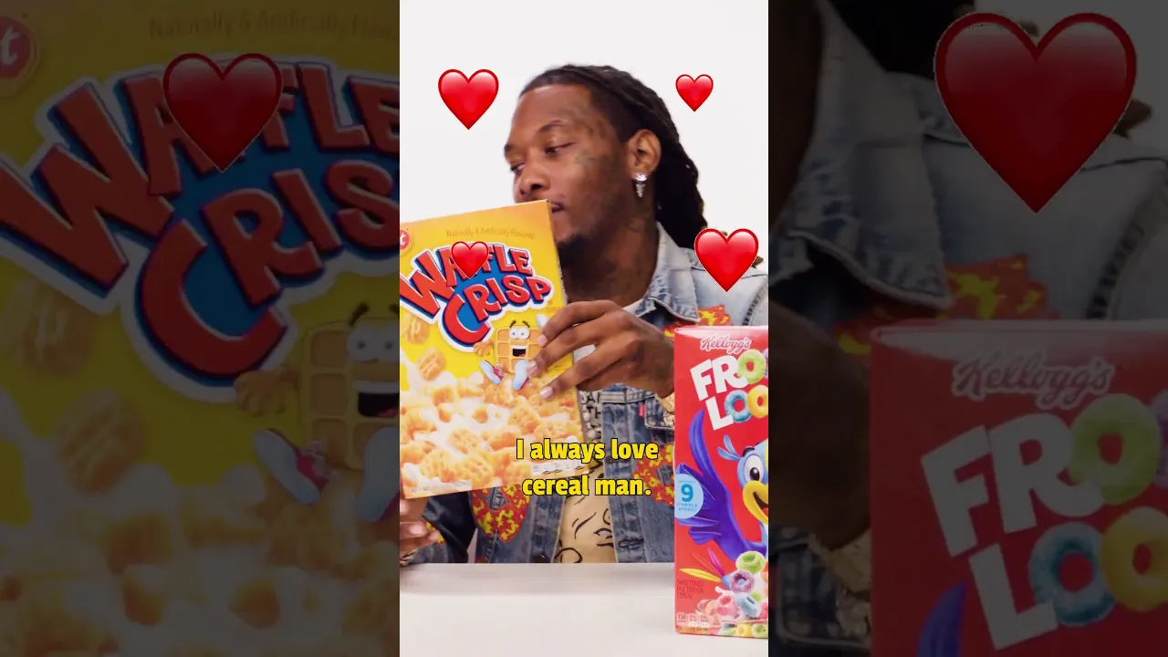 No one loves cereal as much as Offset lol