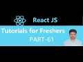 Part-61 useState method with Array of objects basics in reract js