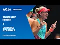 Angelique Kerber v Victoria Azarenka Full Match Australian Open 2016 Quarterfinal